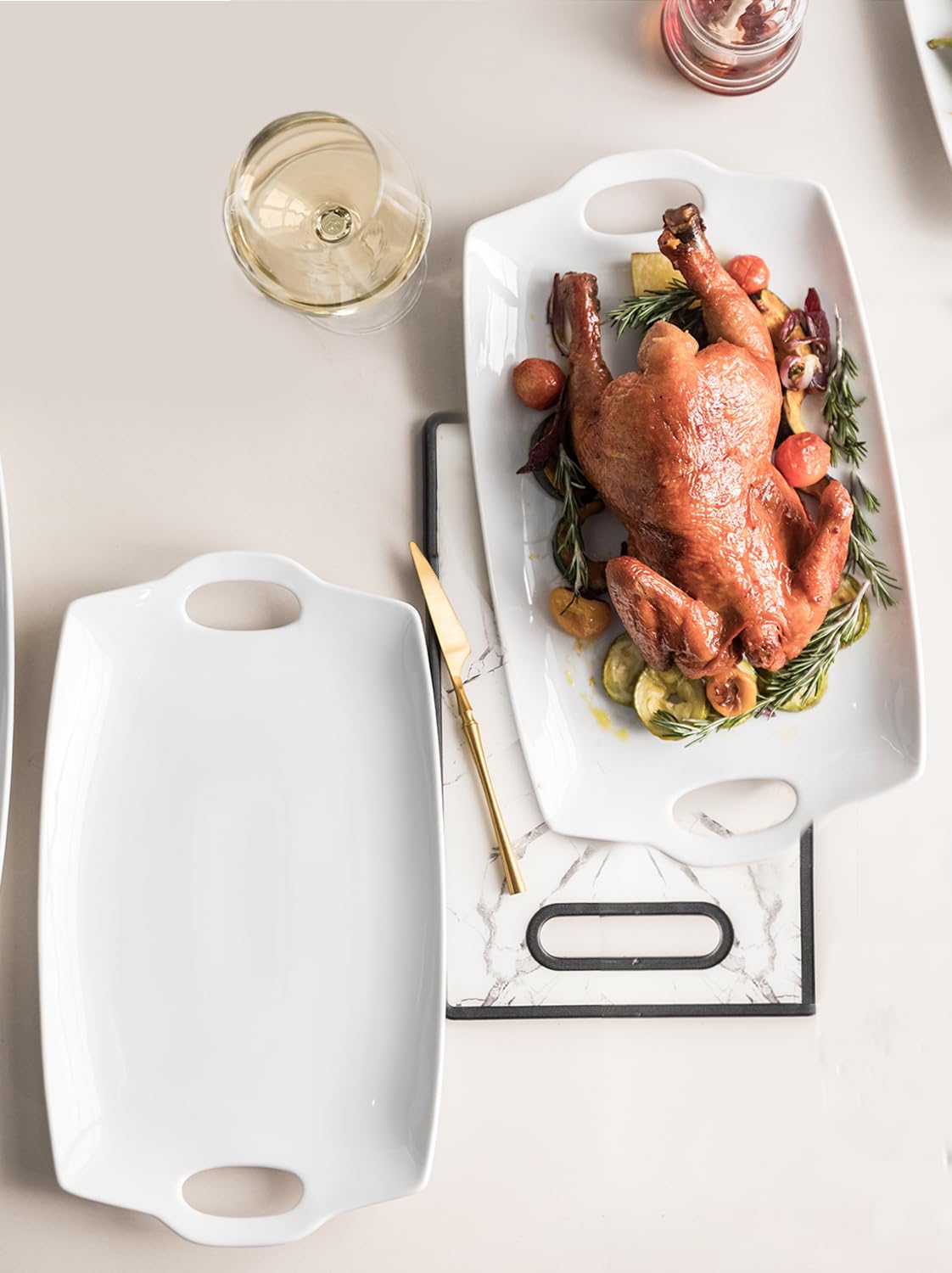 LYEOBOH plat sorti du four, matériau compatible cuisson et réchauffage