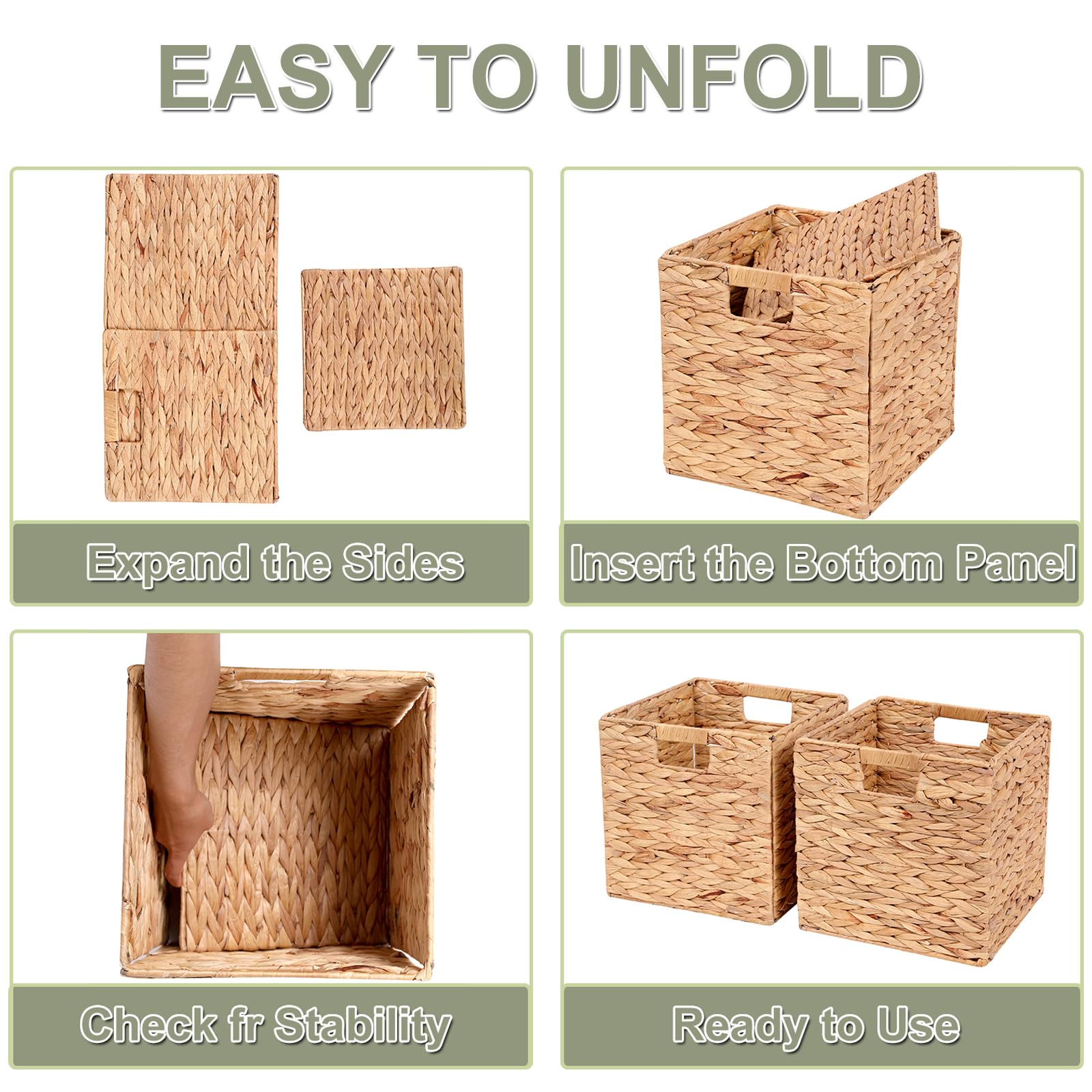 LYJWOO6D panier sur étagère cube adapté aux meubles modulaires