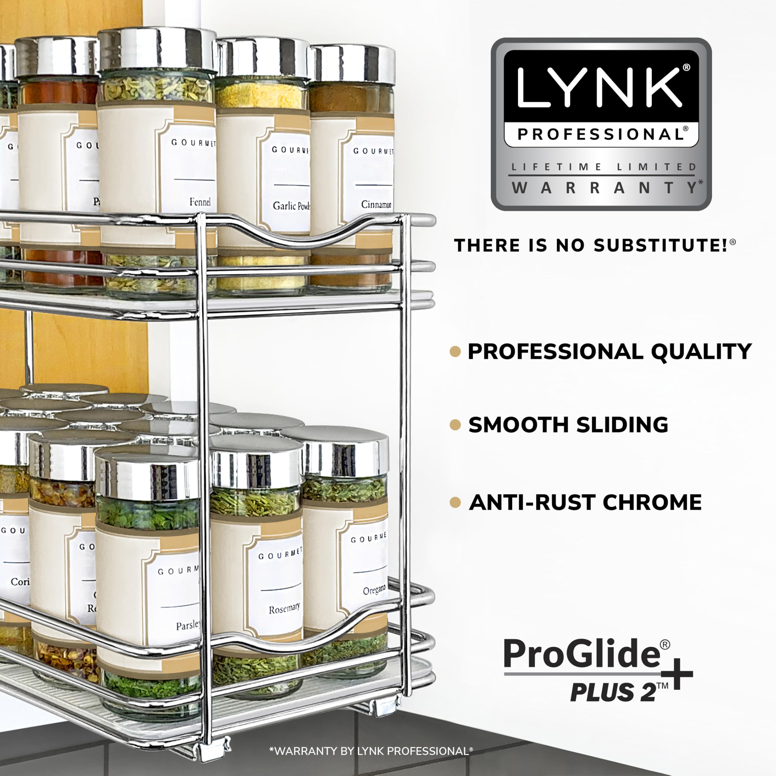 LYNK PROFESSIONAL gros plan sur glissière PROGLIDE PLUS 2 pour glisse fluide