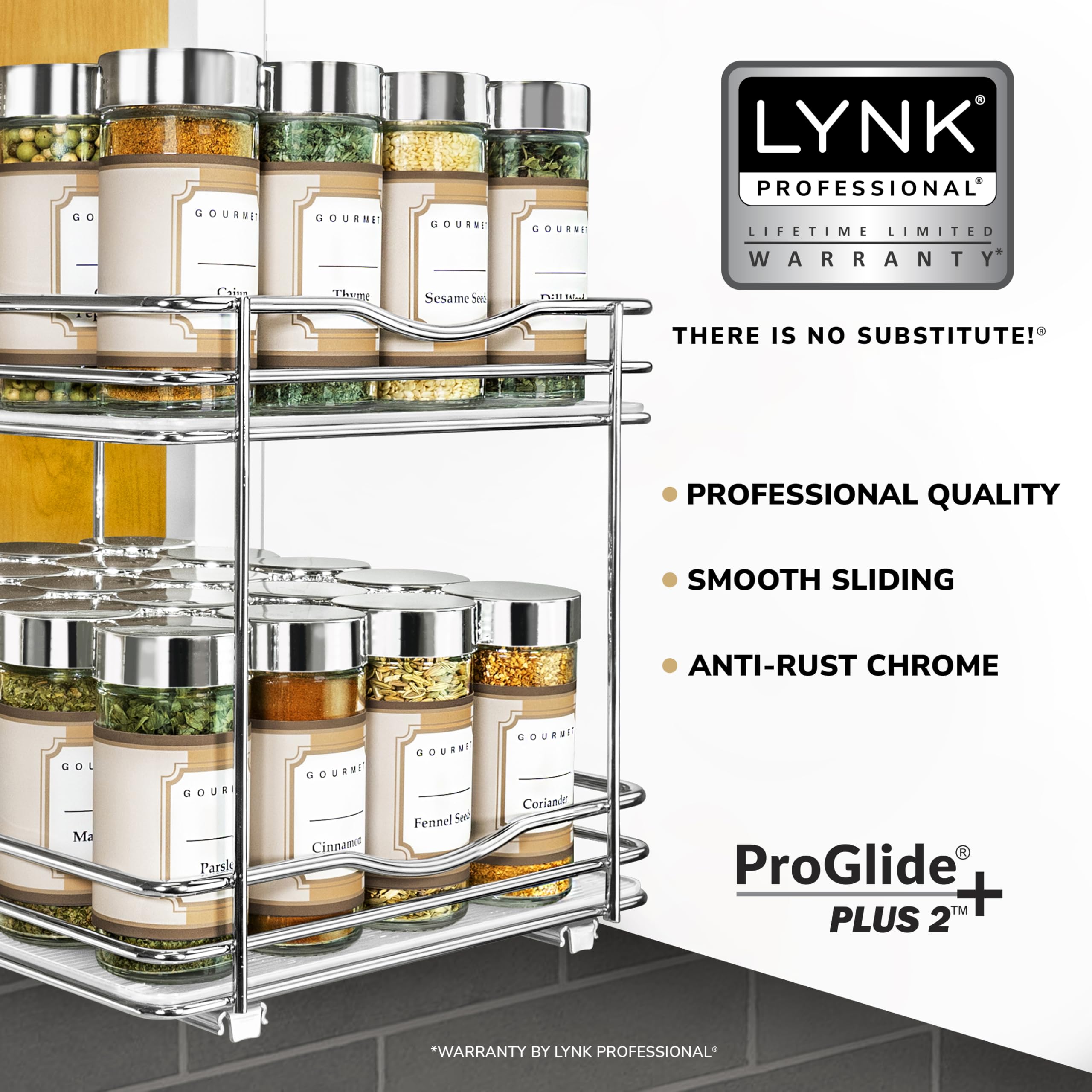 LYNK PROFESSIONAL gros plan du plateau polymère sécurisant contre les renversements