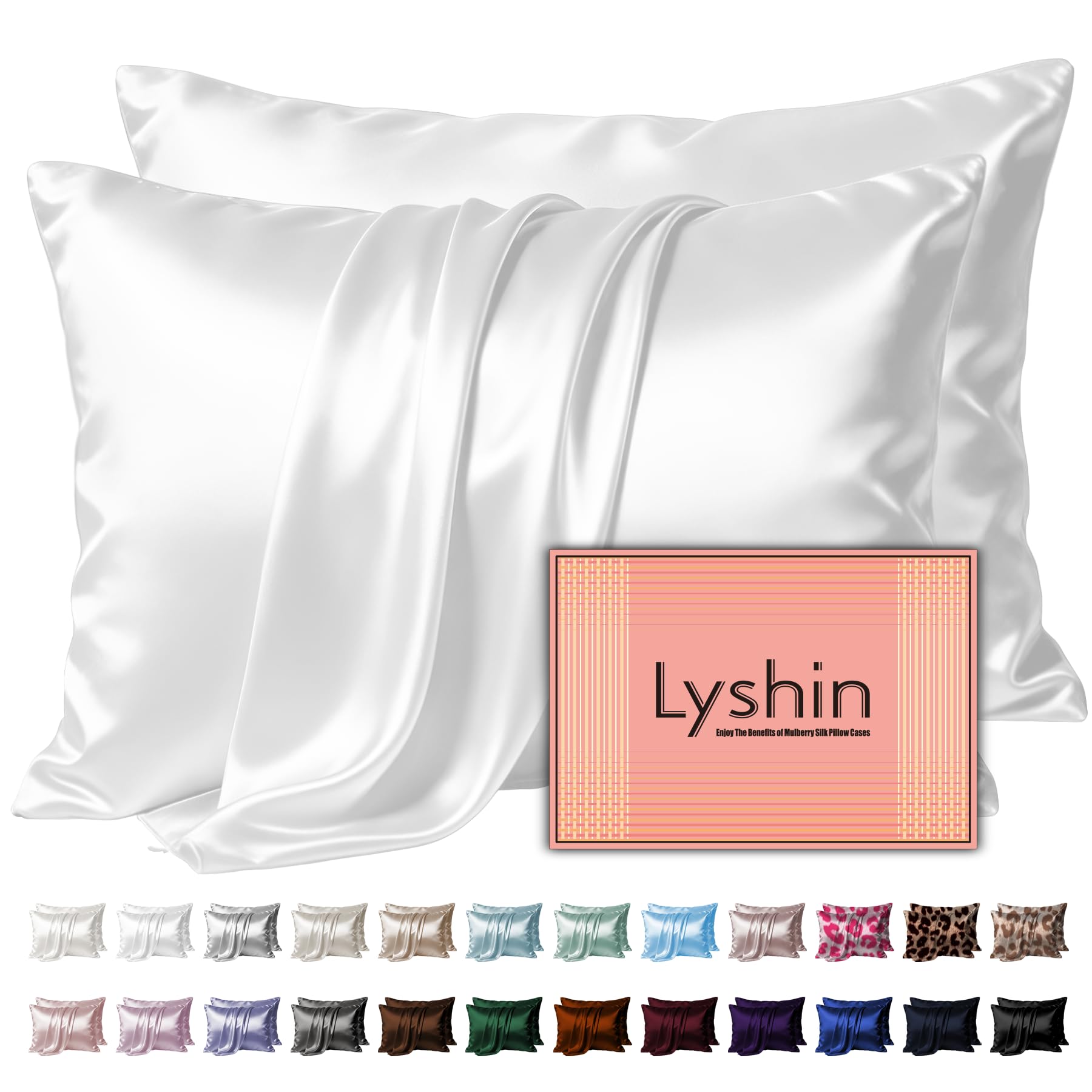 LYSHIN housse face King blanche montrant finition soignée et confort