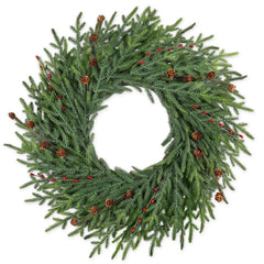 LZNPA couronne de Noël face à la porte apportant une entrée accueillante