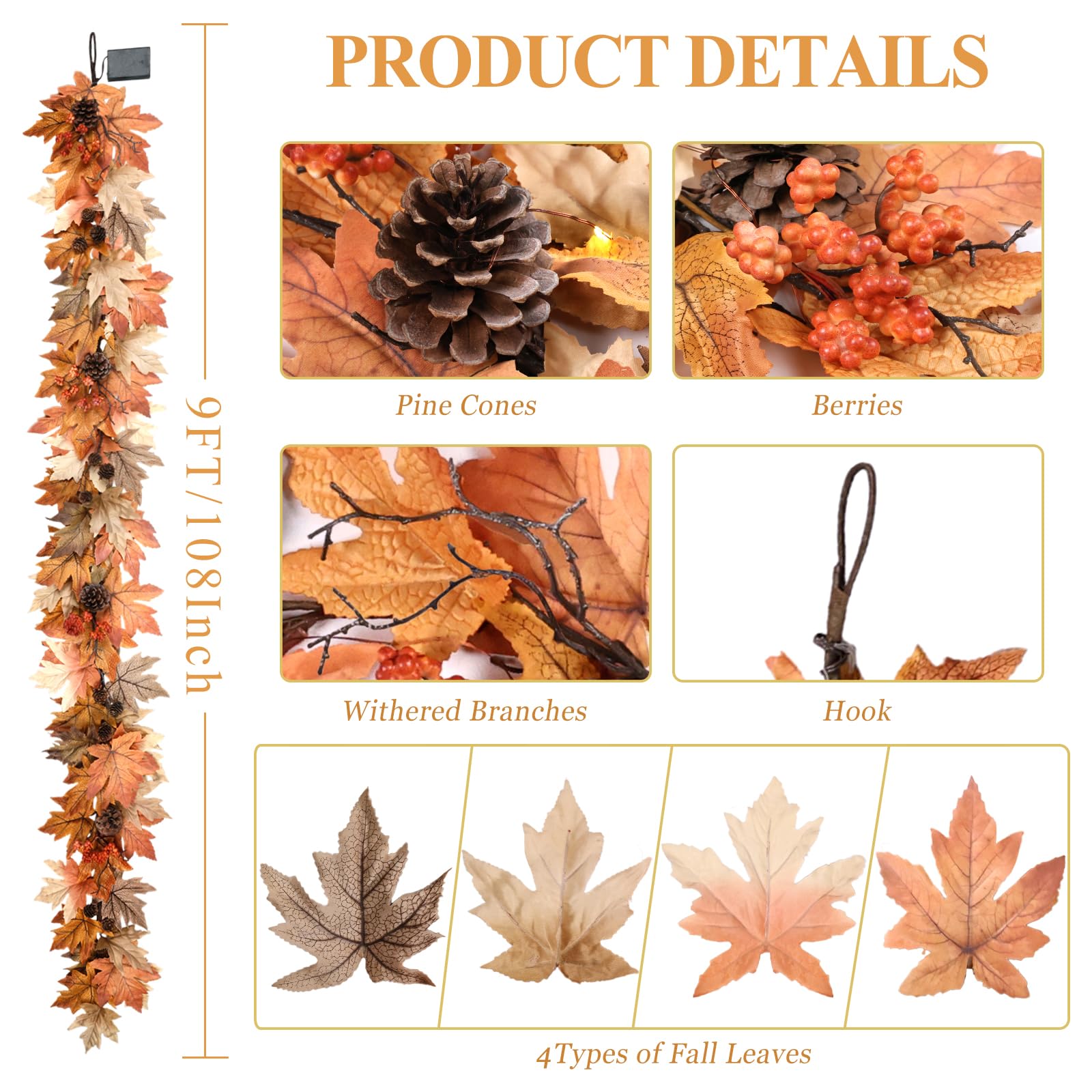 LZNPA lumières LED allumées, éclairage doux et économie d'énergie