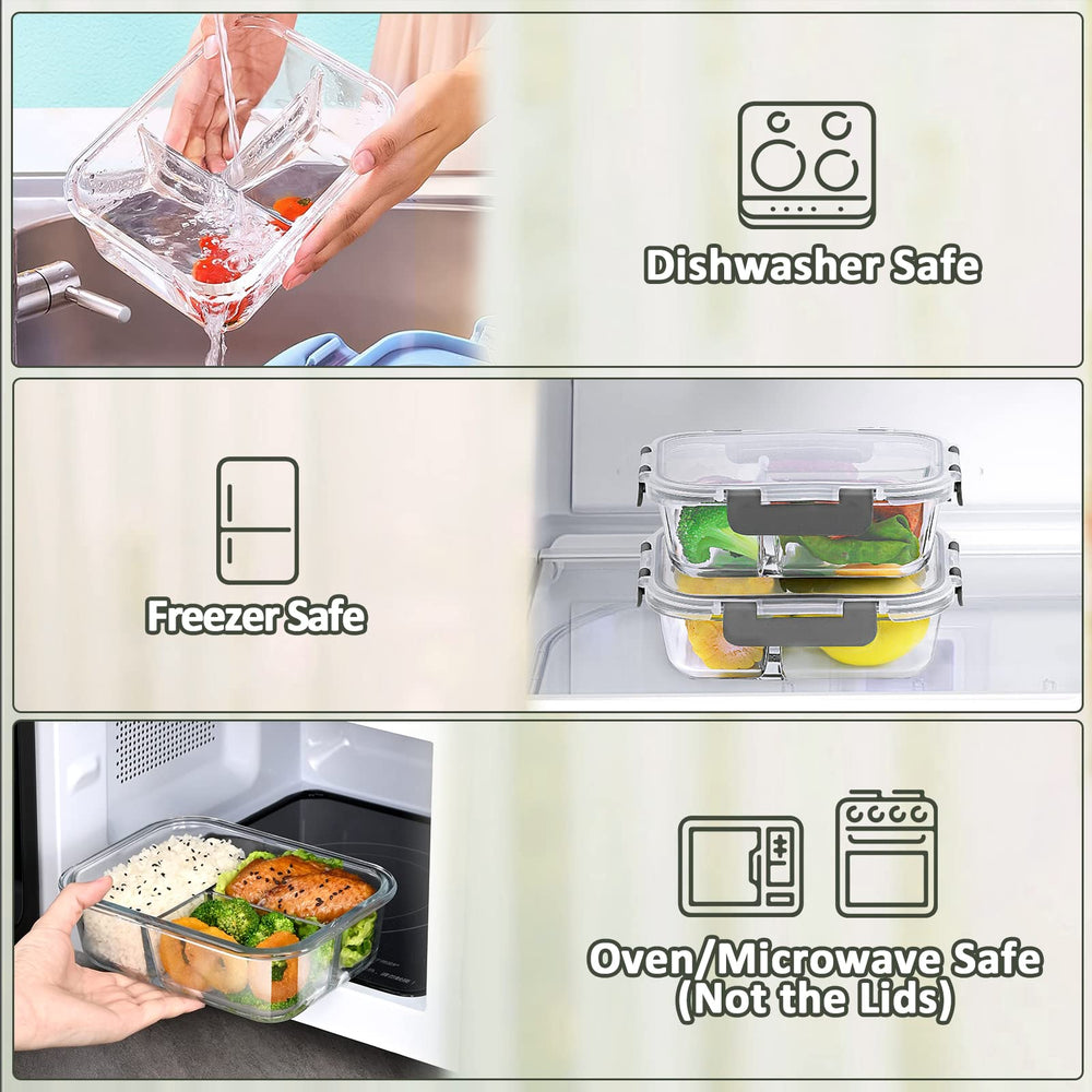 M MCIRCO contenant rempli de repas équilibré pour contrôle des portions