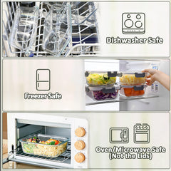 M MCIRCO boîtes en usage pour meal prep, gain de temps et organisation