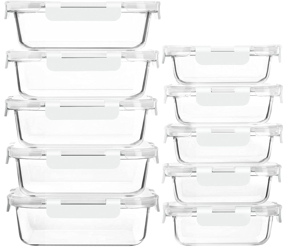 M MCIRCO face avant du lot de 10 boîtes, rangement optimisé