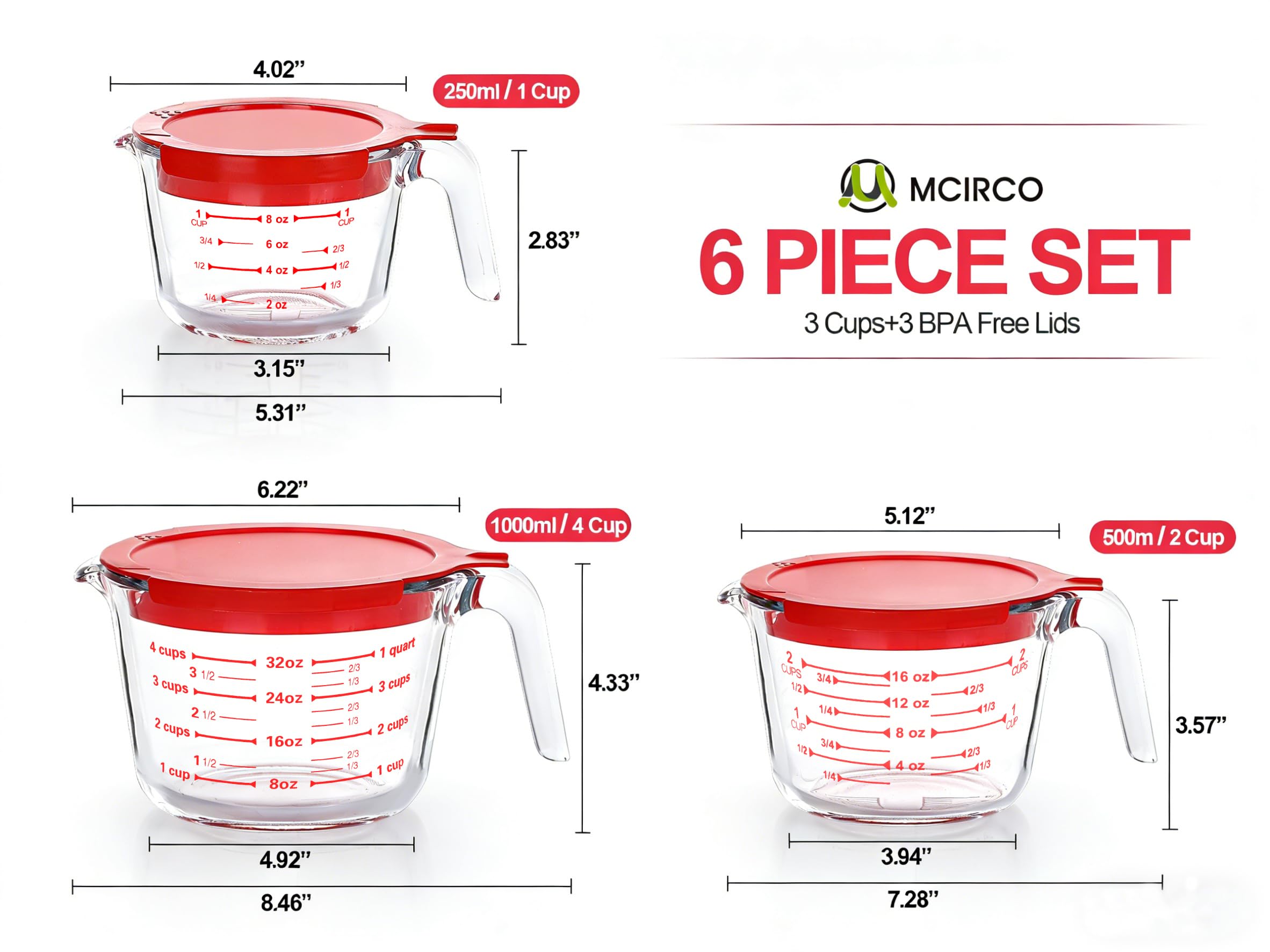 M MCIRCO gros plan verre borosilicate, résistance thermique et durabilité