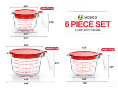 M MCIRCO gros plan verre borosilicate, résistance thermique et durabilité
