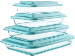 M MCIRCO plat en verre face visible, présentation élégante et cuisson sûre