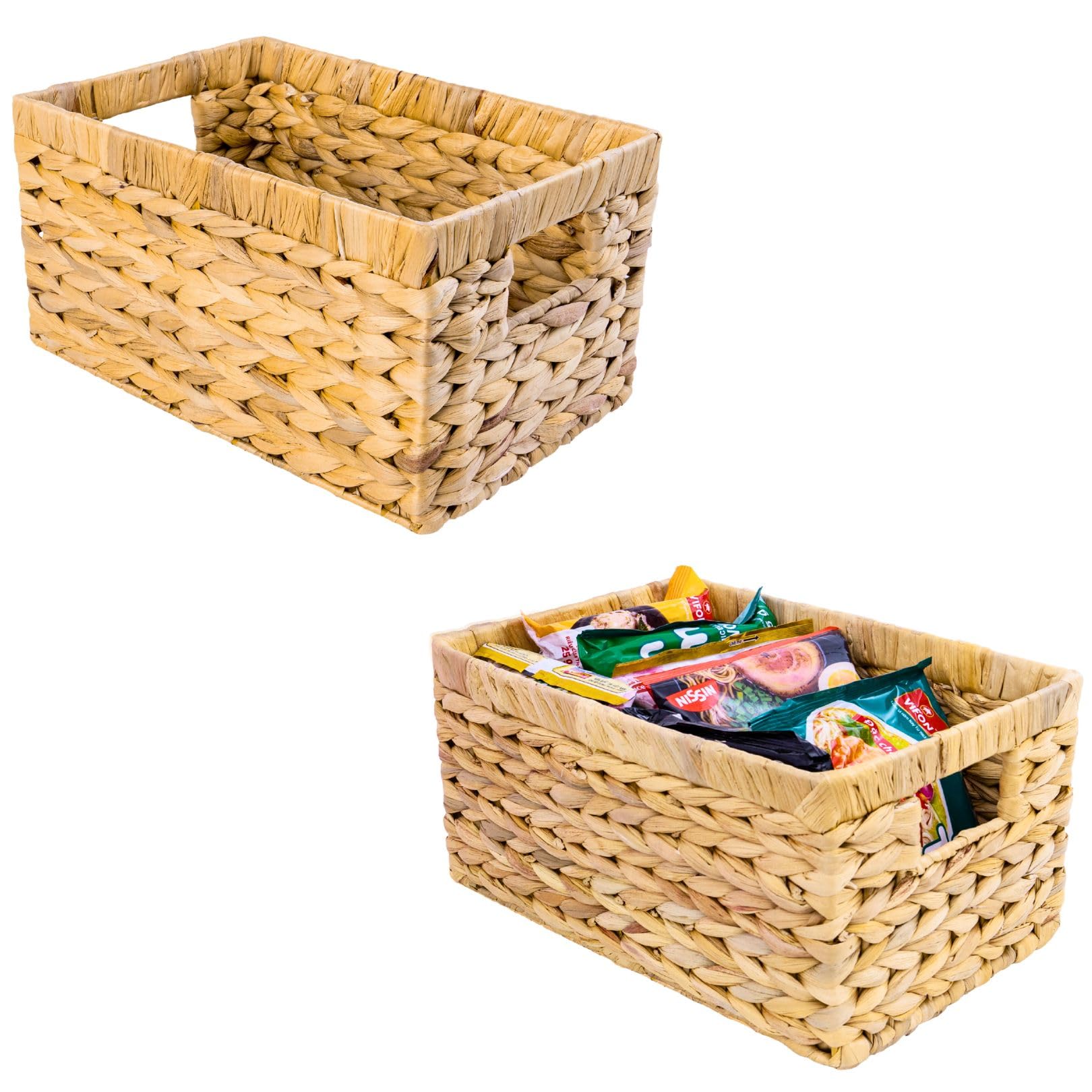 M4DECOR vue face avant du panier apportant rangement esthétique