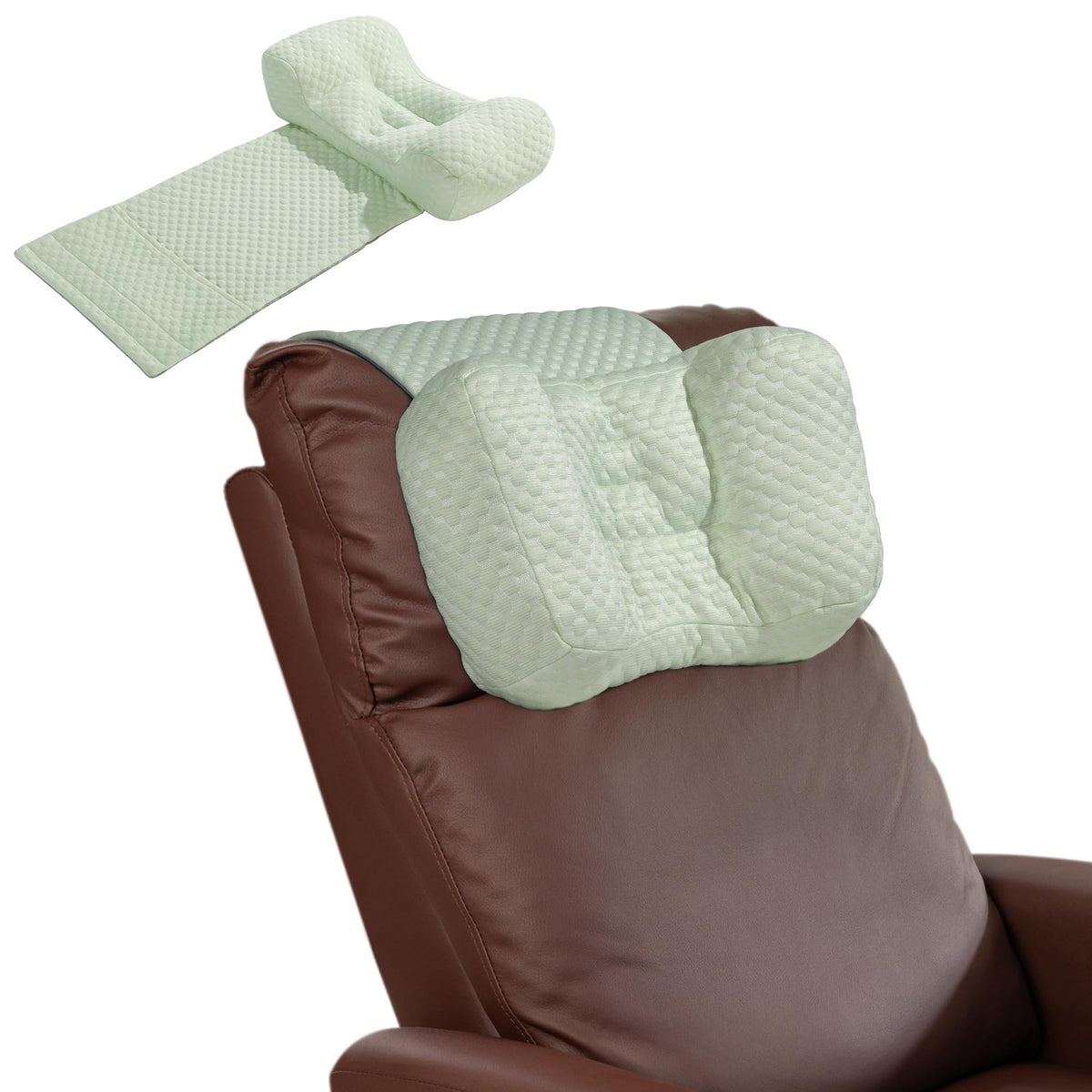 MABOZOO vue avant du coussin sur fauteuil, maintien confortable