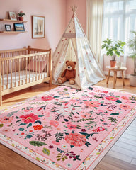 Macgace gros plan motif floral montrant couleurs durables