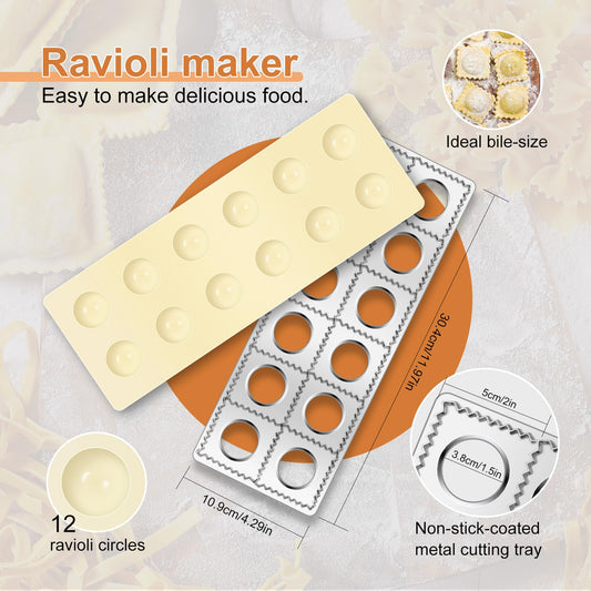 MACIFECI presse à ravioli gros plan, assure portions uniformes