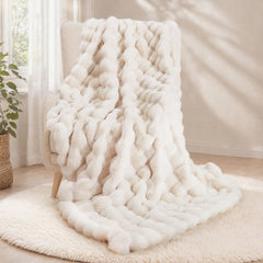 macinso couverture face avant blanc luxueuse et cosy