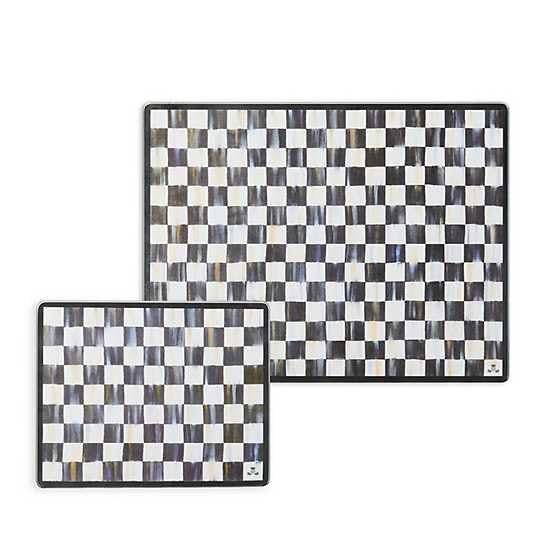 MACKENZIE-CHILDS planche face avant Courtly Check, apporte style et fonction