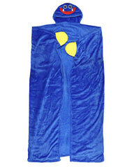 Mad Engine capuche Huggy Wuggy brodée en gros plan, finition durable et sûre