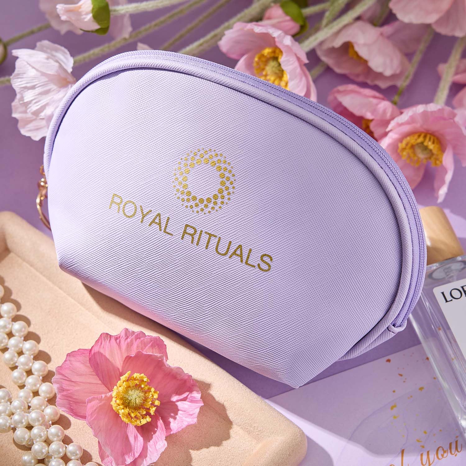 MADDIFY bougie lavande gros plan, diffuse une senteur apaisante