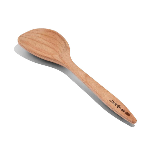 Made In cuillère bois face avant montrant design et longueur pratique