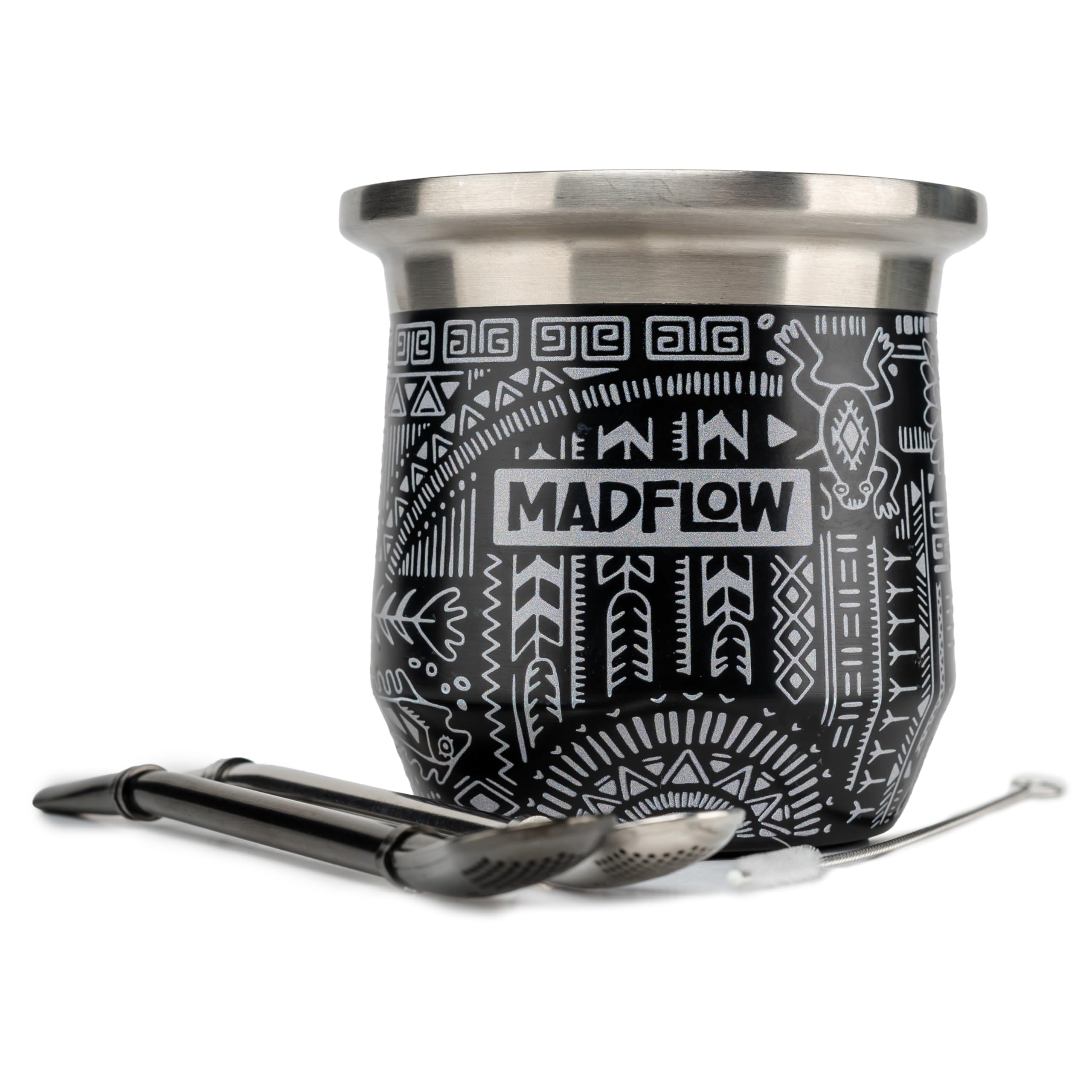 MADFLOW gobelet face avant montrant design calebasse et prise en main confortable