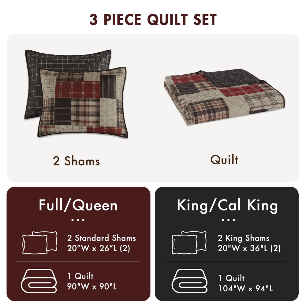 Madison Park couette posée sur lit illustrant style chalet accueillant