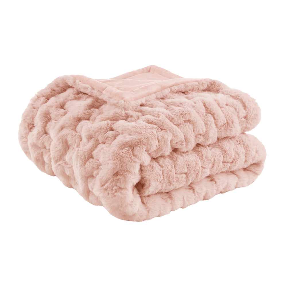 Madison Park plaid face avant blush montrant douceur et style