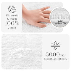 Madison Park vue réversible du tapis montrant les deux faces pratiques
