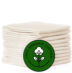Madras Collections torchon avant emballage montrant le lot et sa couleur ivoire, durable