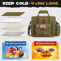 Maelstrom détail du système MOLLE et sac détachable pour organisation