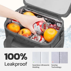 Maelstrom sac en usage au bureau transportant repas isolés et boissons froides