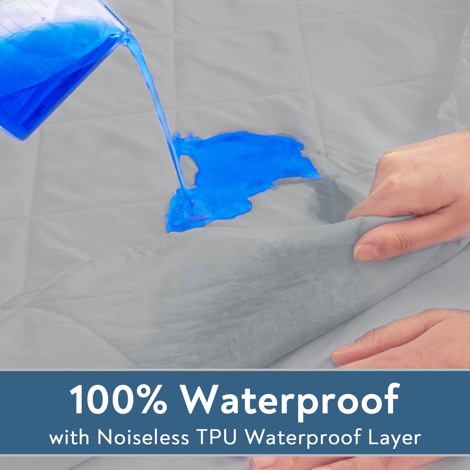 Magik & Kover bord TPU imperméable montrant barrière anti-liquide