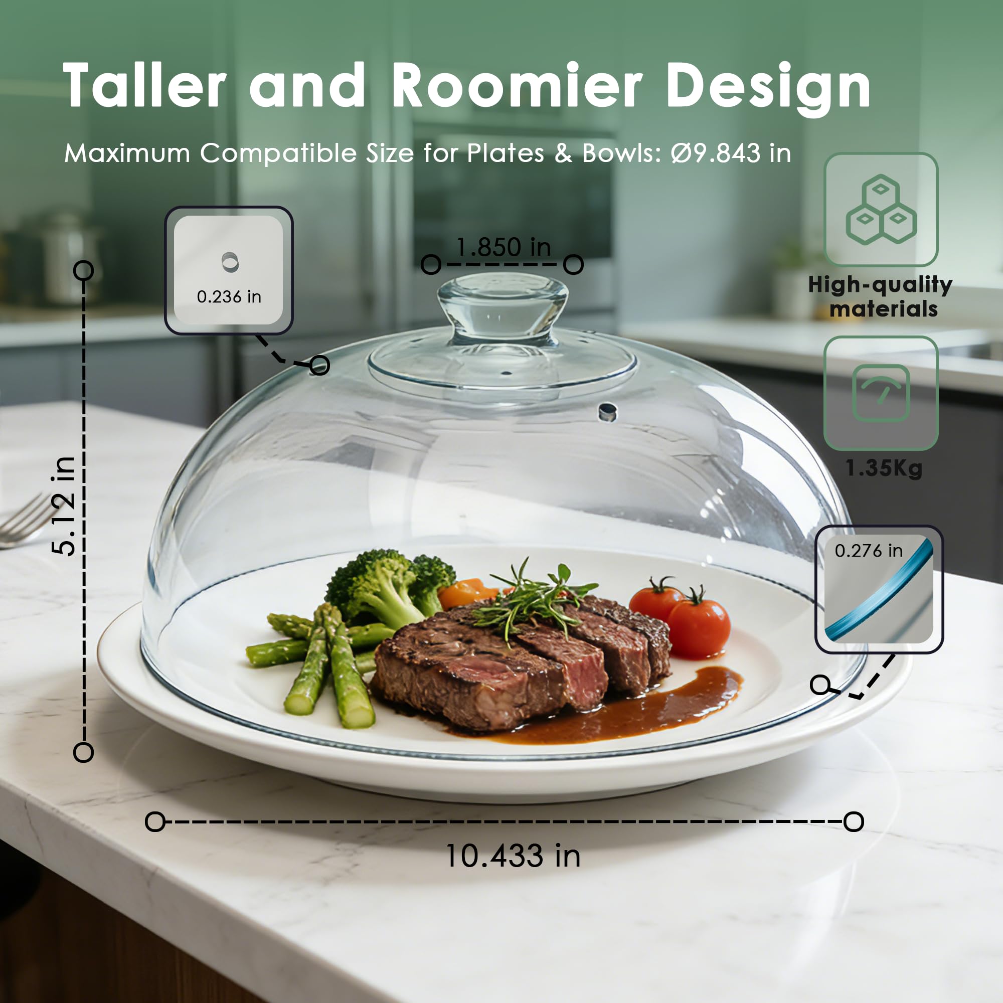 MAGJIUKE gros plan verre borosilicate résistance et propreté