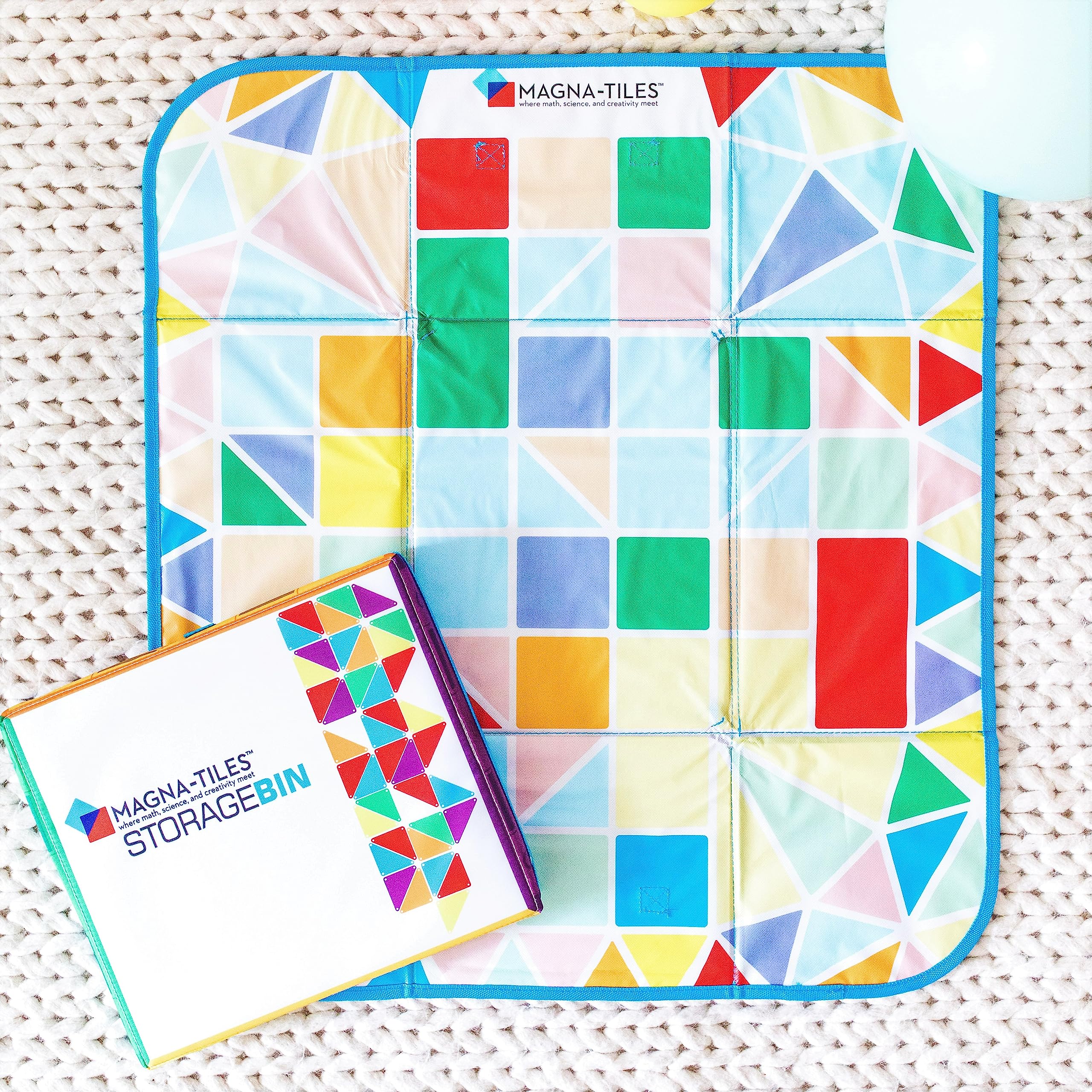 MAGNA-TILES gros plan matière résistante facile à nettoyer et durable