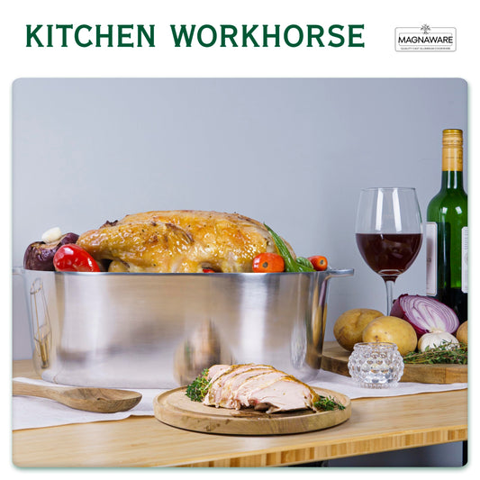 MAGNAWARE gros plan intérieur en aluminium moulé pour cuisson uniforme et nettoyage facile