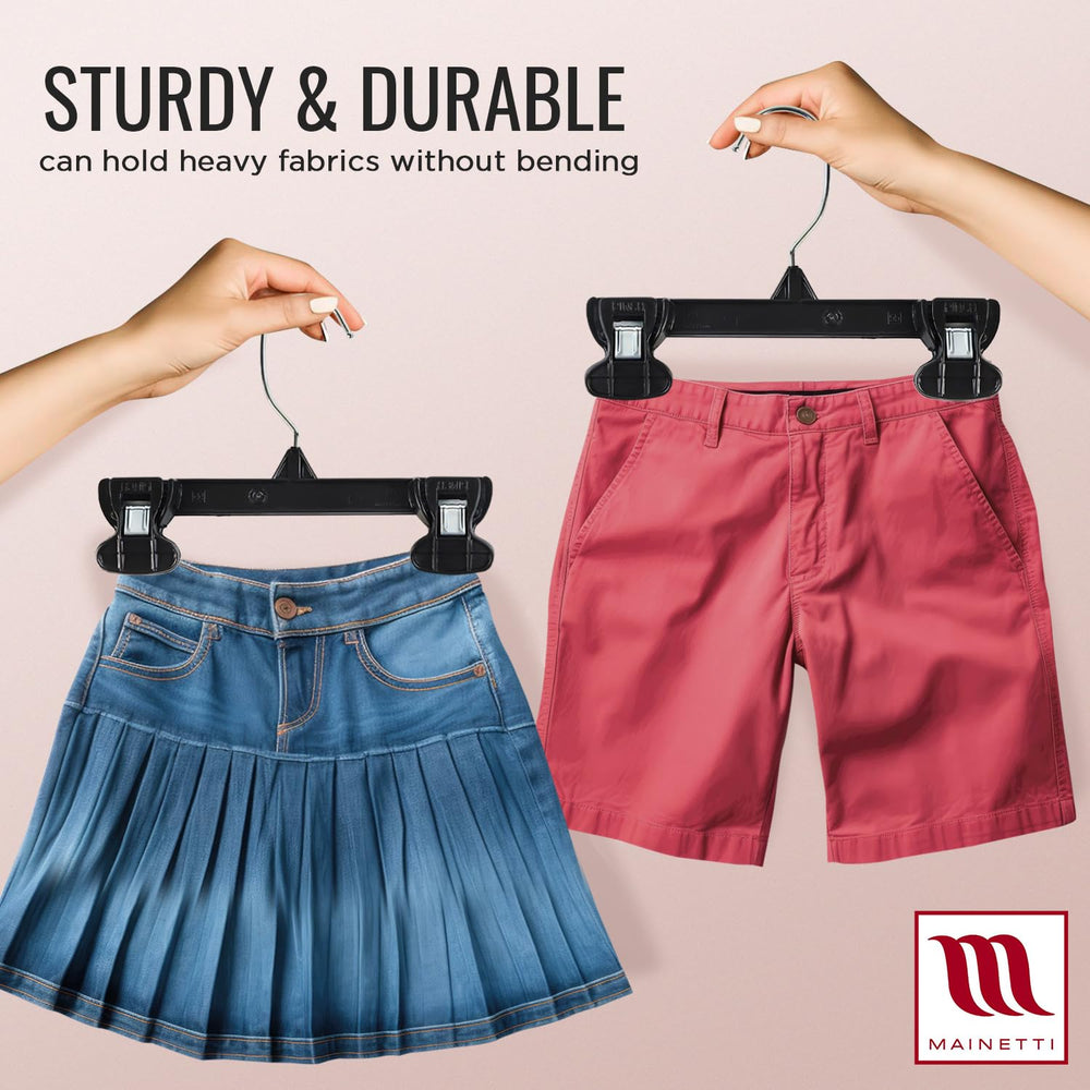 Mainetti comparaison de taille pour vêtements enfants montrant échelle pratique