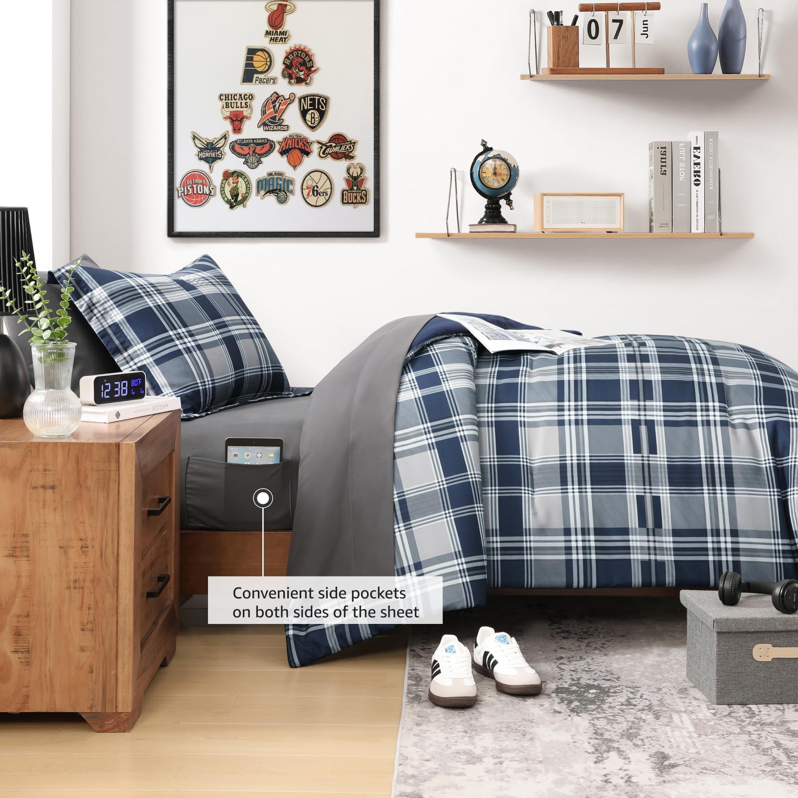 MaiRêve lit préparé en chambre étudiante, style soigné et gain d'espace