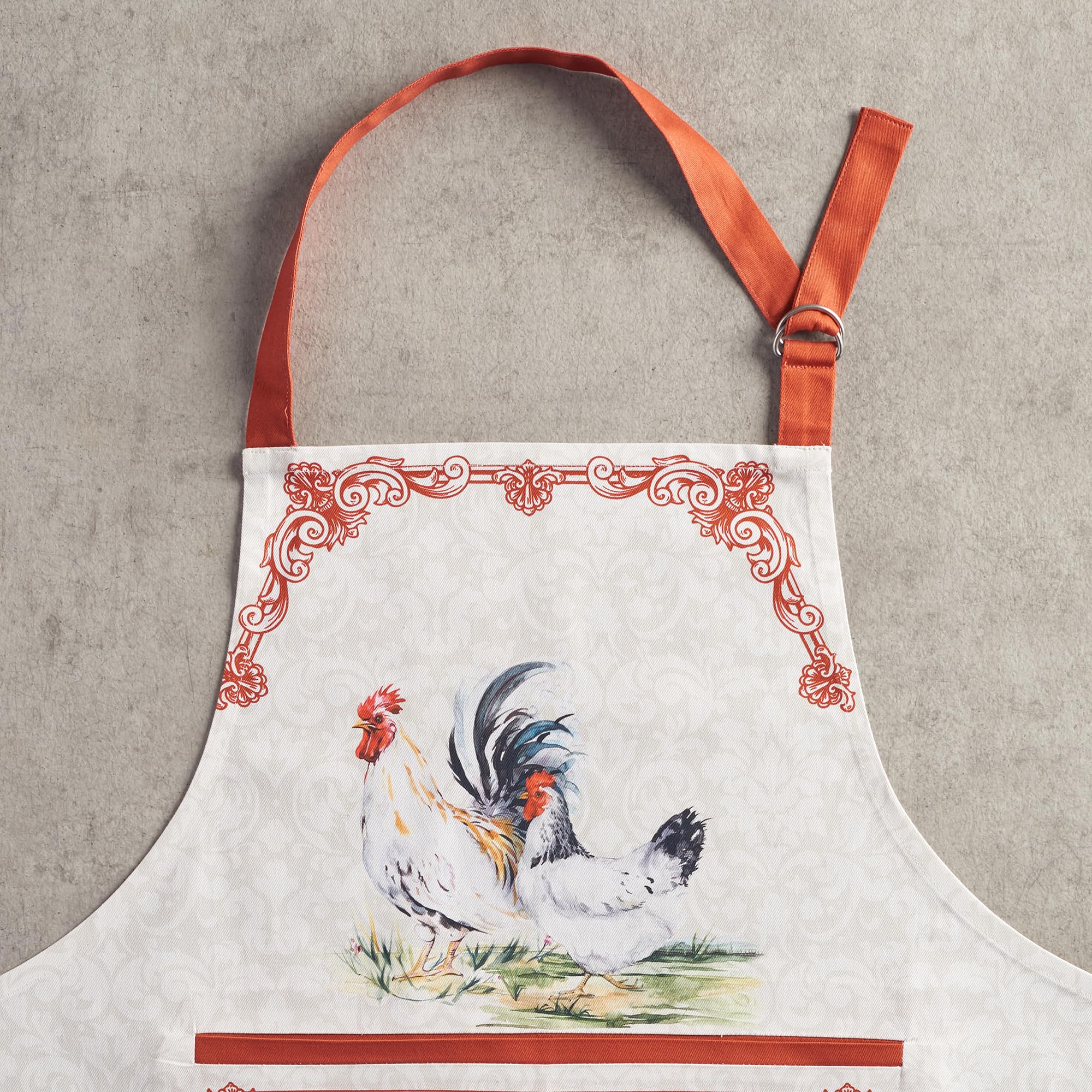 Maison d' Hermine tablier présenté en cadeau, allure soignée pour offrir