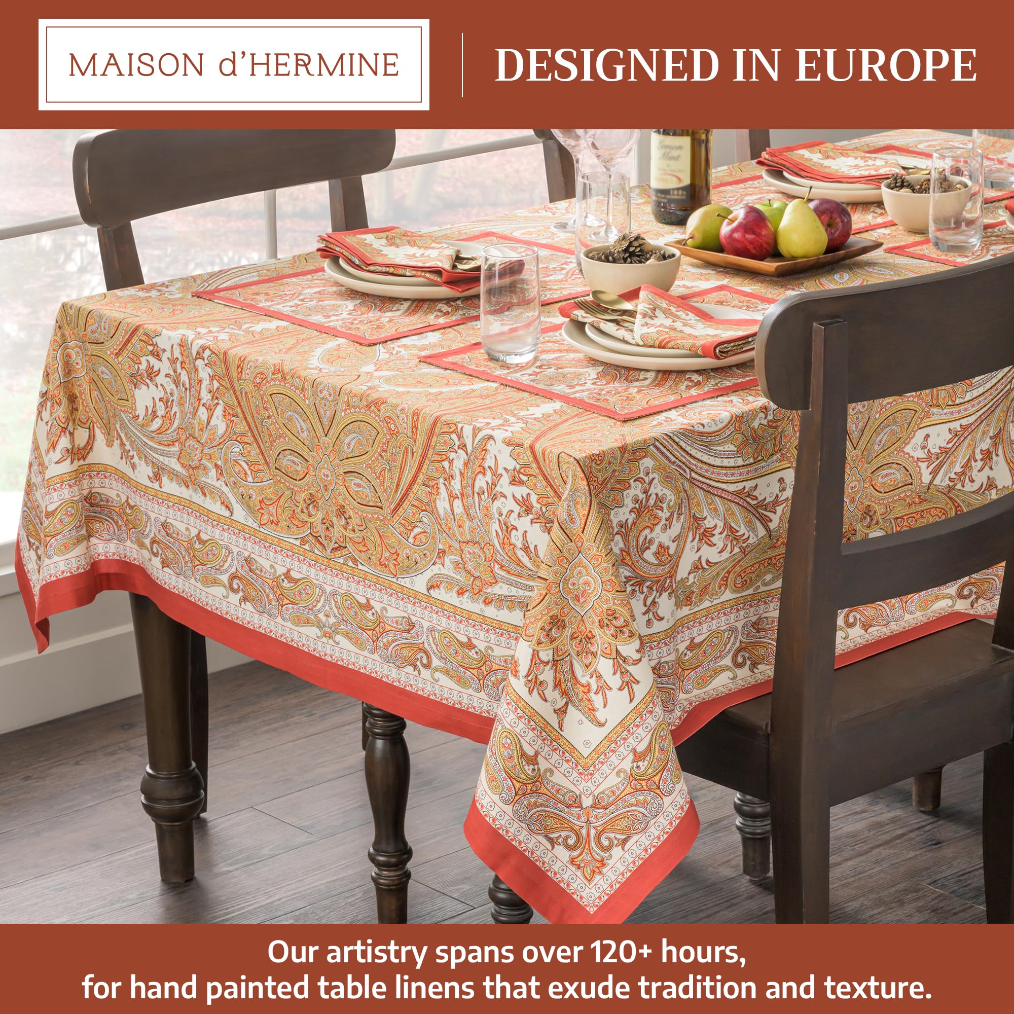 Maison d' Hermine motif aquarelle détaillé apporte caractère élégant