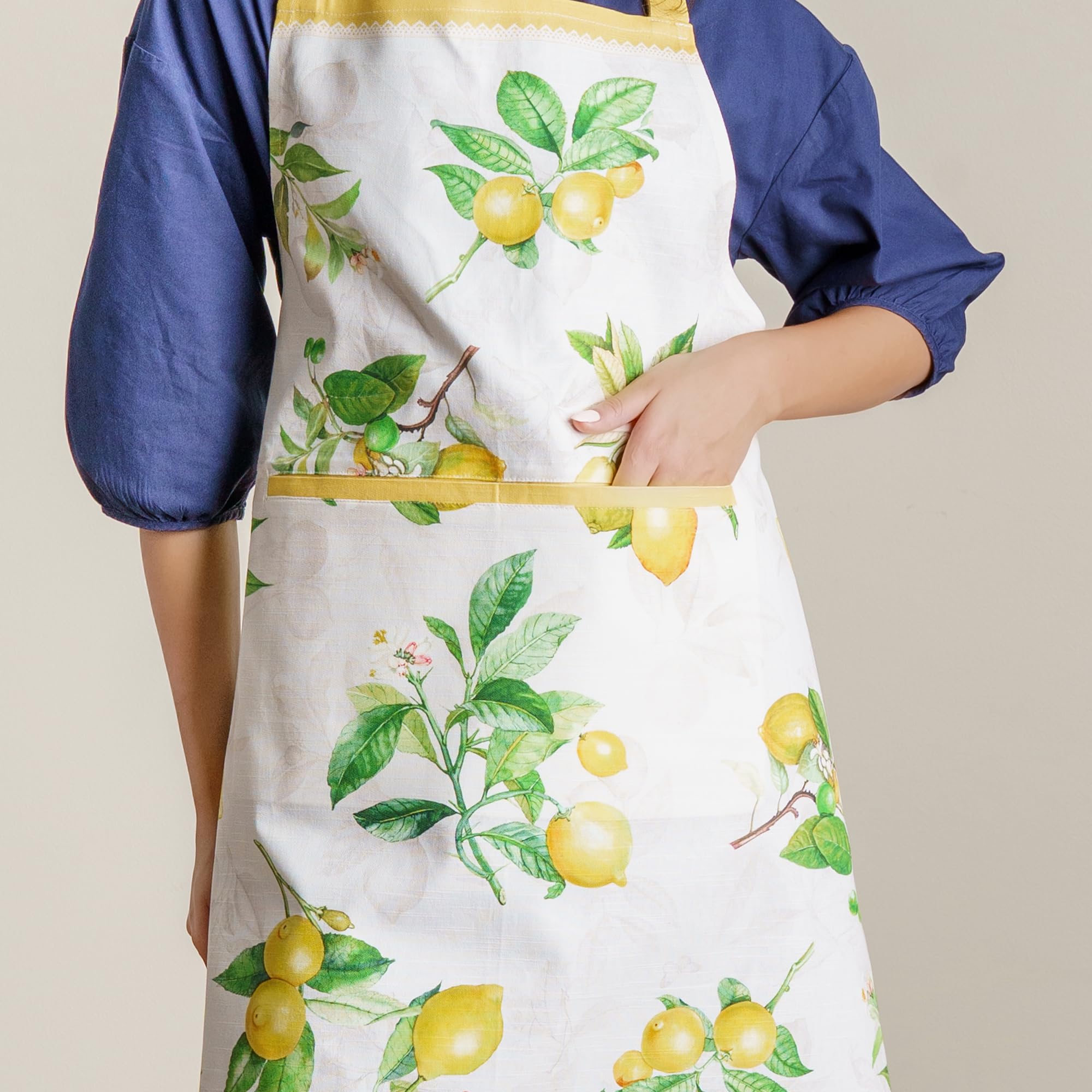Maison d' Hermine zoom motif aquarelle apportant look artisanal