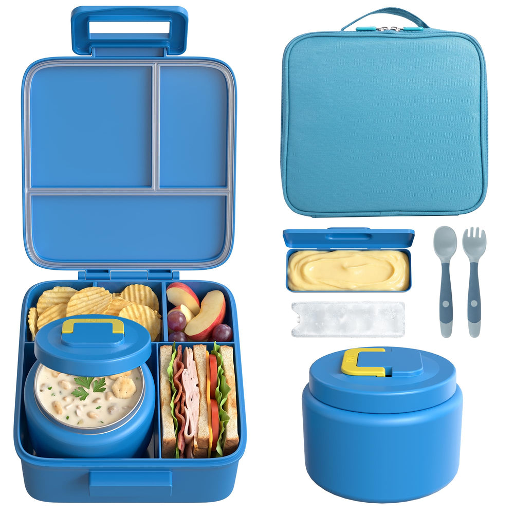 MAISON HUIS bento 5 compartiments vue avant, organisation pratique