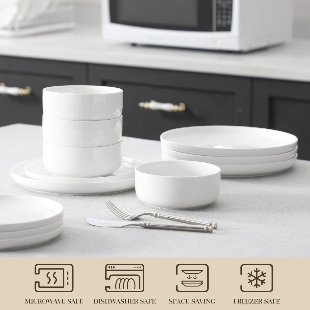 MALACASA bol de 26 oz rempli, capacité pratique pour petits-déjeuners