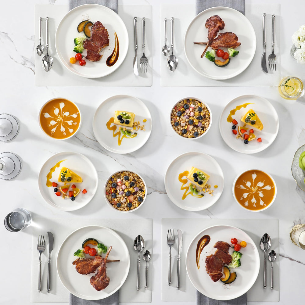 Assiette salade MALACASA avec dessert pour polyvalence d'usage
