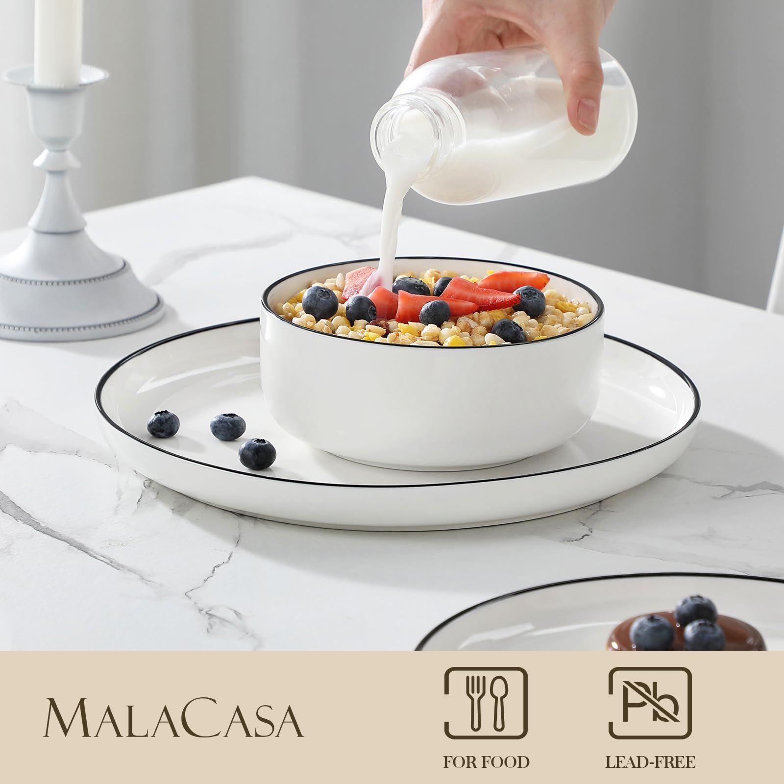 MALACASA LUNA empilées pour un rangement compact et gain d'espace