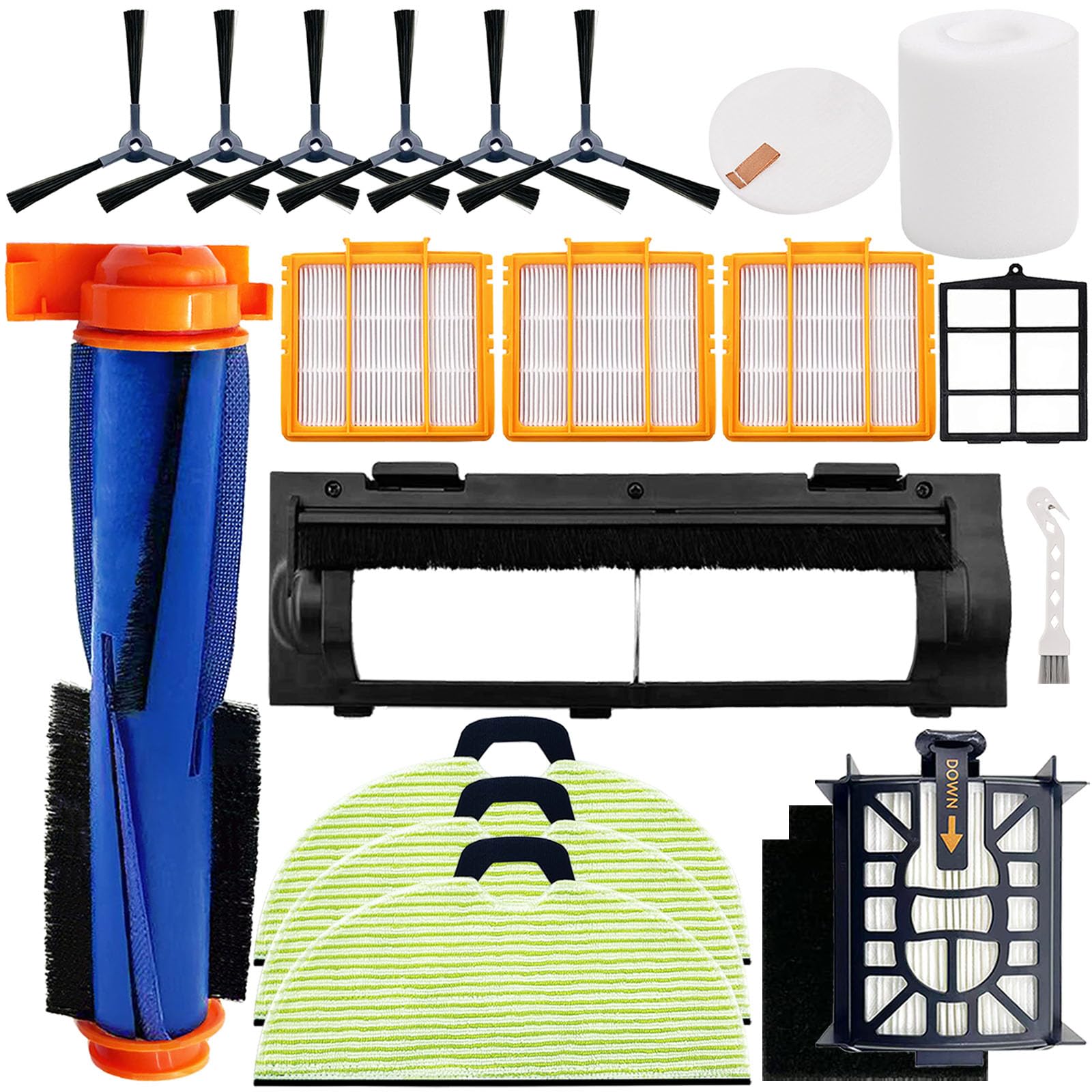 MalhSlix vue d'ensemble du kit complet pour entretien robot, facilite remplacements