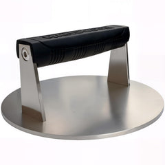 Manucode presse smash face avant montrant design robuste et fini inox