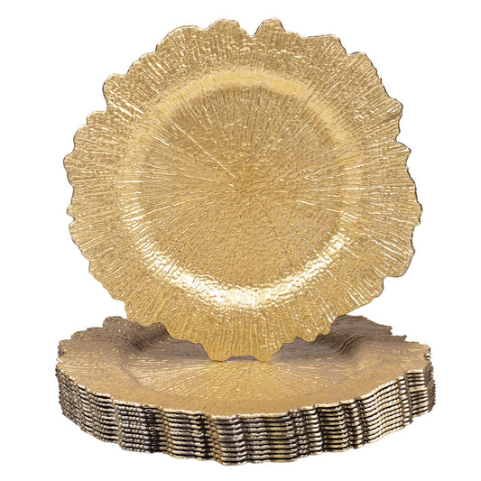 MAONAME assiette présentoir face dorée apportant élégance instantanée