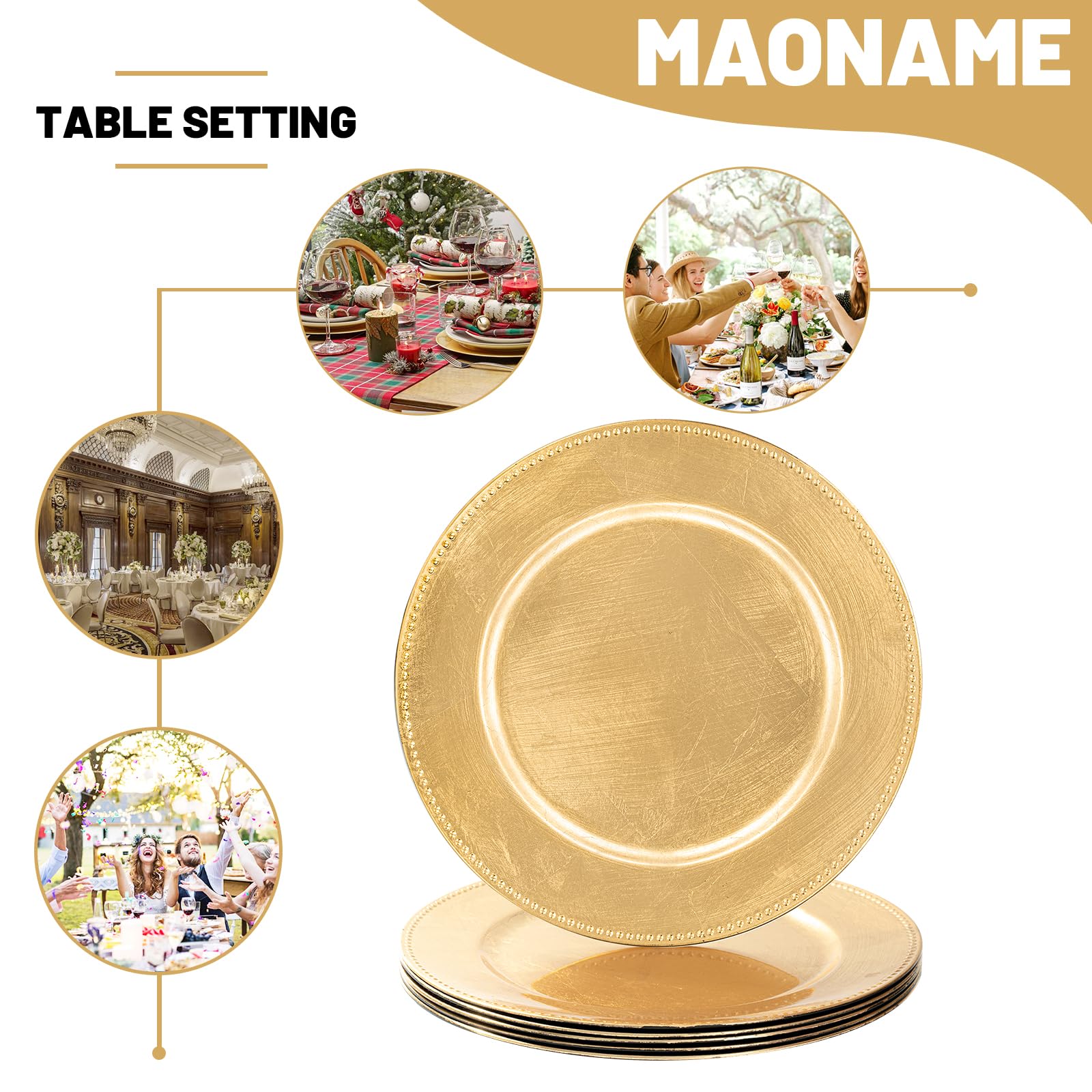 MAONAME table de fête scène complète crée ambiance sophistiquée