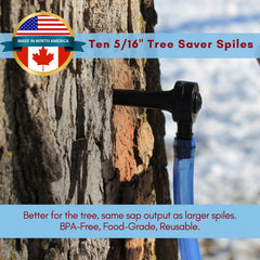 MAPLE TAPPER filtre 1 QT réutilisable prêt à filtrer sève et améliorer clarté