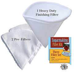 Maple Tapper ensemble de filtres 1 quart montrant l'avant et la taille pratique