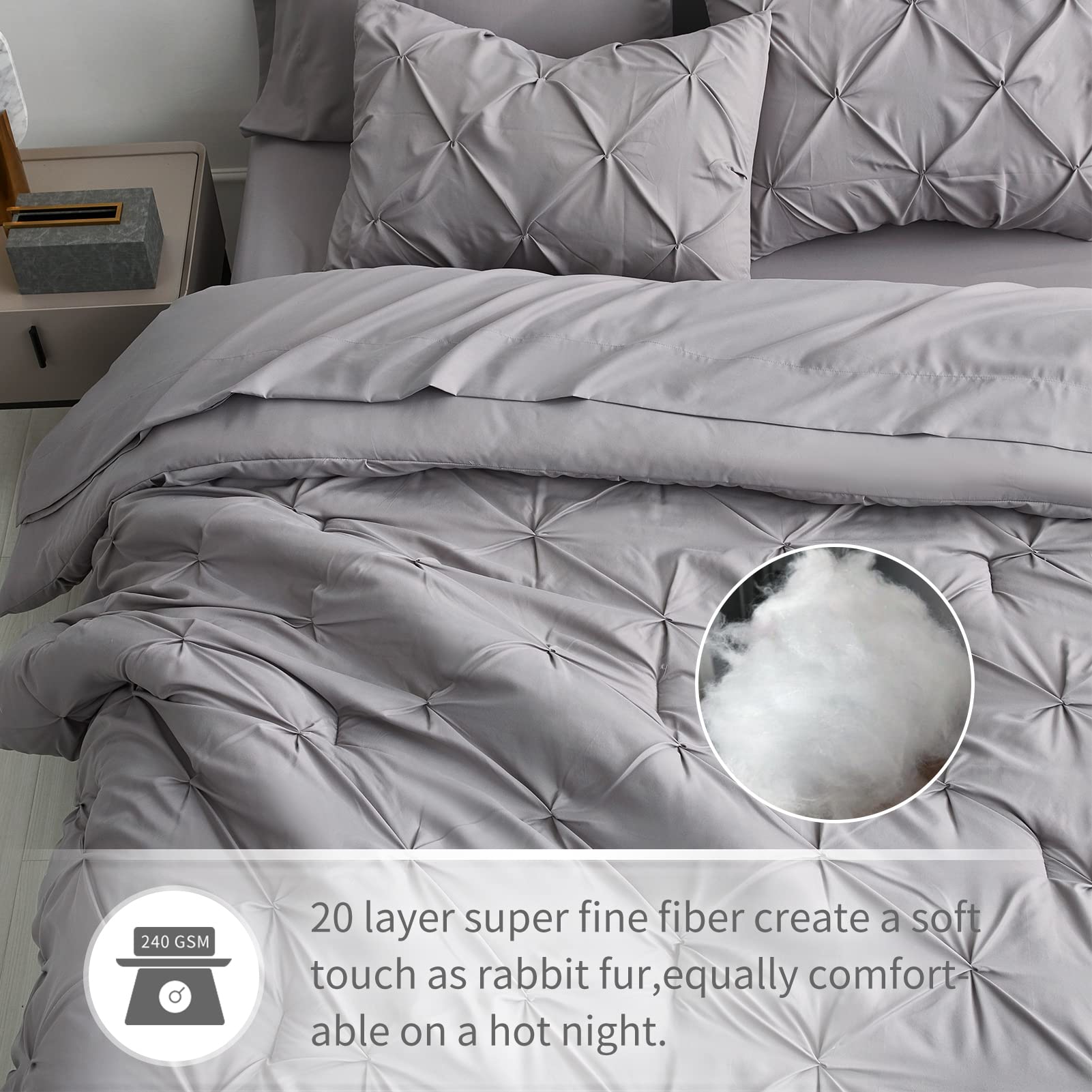 Maple&Stone vue complète sur lit Twin XL illustrant dimensions exactes
