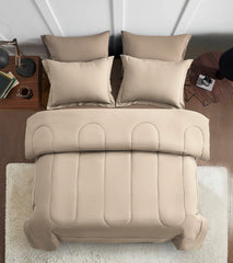 Maple&Stone ensemble posé sur lit queen illustrant rendu final